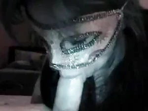 Eye-masked Italian Mummy object exposure smashed